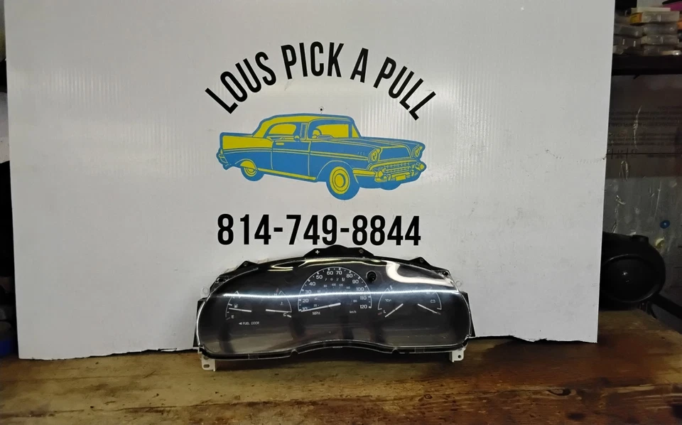 1999-2000 FORD RANGER PAINEL MEDIDOR DE INSTRUMENTOS CONJUNTO FABRICANTE DE EQUIPAMENTO ORIGINAL QUILOMETRAGEM 142173 - Imagem 2 de 4