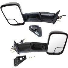 Left And Right 98-01 For Dodge Ram 1500 2500 Flipup Power Heated Towing Mirrors