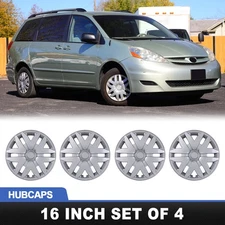 NEW Hubcaps for Toyota Sienna 2004-2010 - Premium Replica 16in Wheel Cover Set