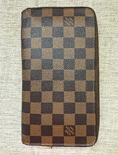 Louis Vuitton Damier Ebene Zip-Around Wallet ...