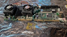 Nexcom PEAK6320A Single Board Computer with 2x Pentium III, SCSI Card