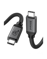 Silkland Certified USB 4 for Thunderbolt 5 Cable 5FT, 80Gbps Data Cable, 240W...