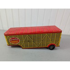 Vtg Marx Dodge Livestock Transport Company Toy Truck Trailer Sound Not Working