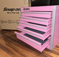 Snap-on Tools Pink Desktop Five-drawer Micro Roll Cab Kmc922aptp
