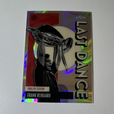 Topps Chrome UEFA Champions League Frank Rijkaard Last Dance #LD-4 AFC Ajax