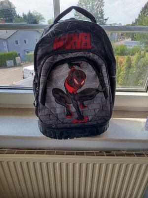 Schulranzen mit Rädern Spiderman Motive Kinderrucksack Sehr gut Zustand