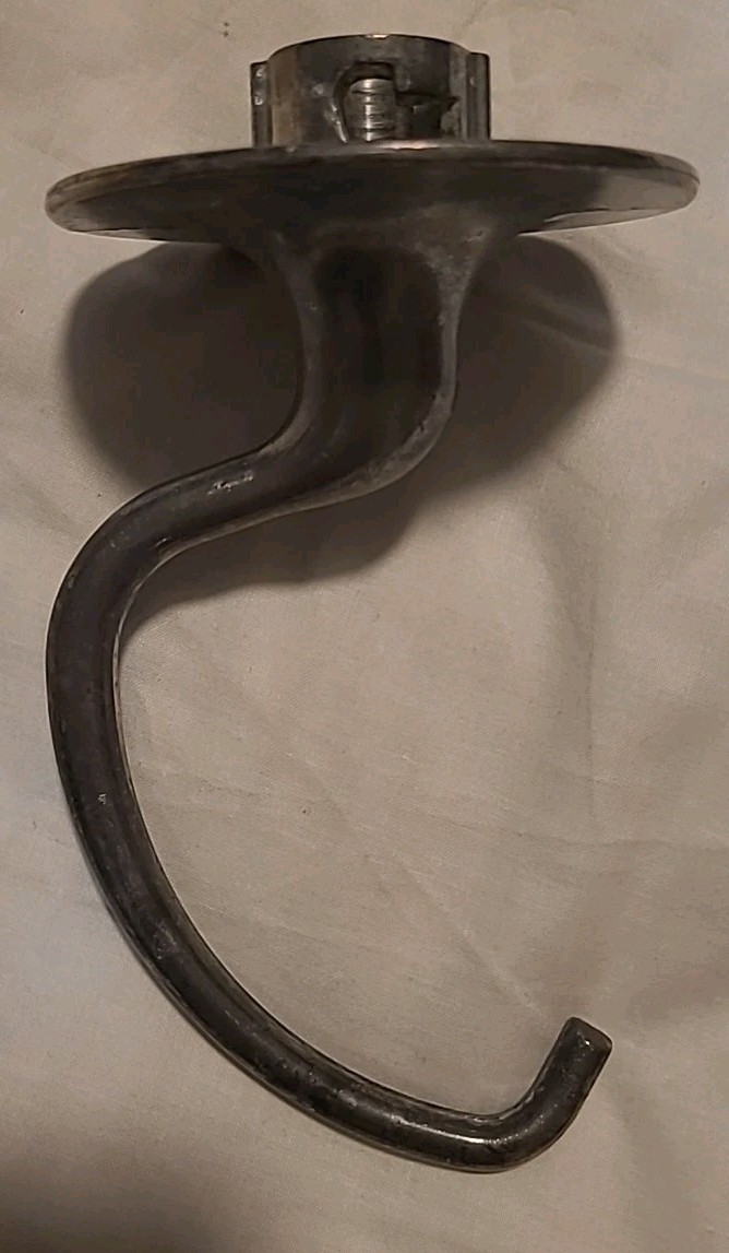 Vintage Kitchen Aid Hobart Dough Knead Hook C Shaped Stamped 5-6 Qt. Stand Mixer