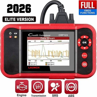 LAUNCH Diagnosegerät CRP123 OBD2 Diagnosegerät Auto Scanner Fehler Auslesegerät