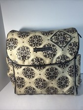 Petunia Pickle Bottom Boxy Diaper Bag Backpack Charcoal with Changing Pad 16 x12