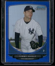 2013 Bowman Chrome #BCP218 Tommy Kahnle Prospects Blue Refractors #/250