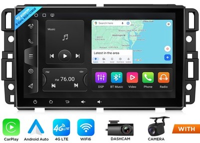 For GMC Yukon 8'' Android 8+128 Head Unit Car Stereo CarPlay GPS Navigation WiFi
