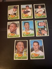 1965 Topps Baseball Washington Senators Nice Mixed Lot (8 Cards) #21 - #284