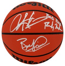 Bill Laimbeer, Rodman & Mahorn Signed Wilson NBA Basketball w/Bad Boys -(SS COA)