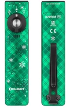 Olight Arkfeld Pro Snowflake Green CW Flat Flashlight, LED/UV/Green Beam, 1300 L