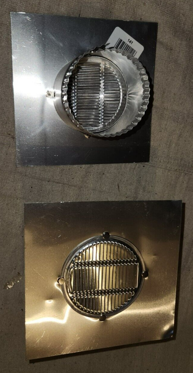New Lot of 2 Lambro 3" Aluminum Bathroom Fan Eave Vent, 141 eBay