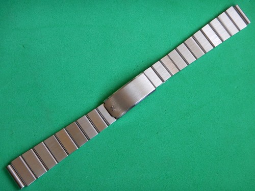 13 mm BRACELET YEMA NAVYGRAF ACIER BOUCLE DÉPLOYANTE STRAP N.O.S. 70 / 80 - Picture 5 of 11