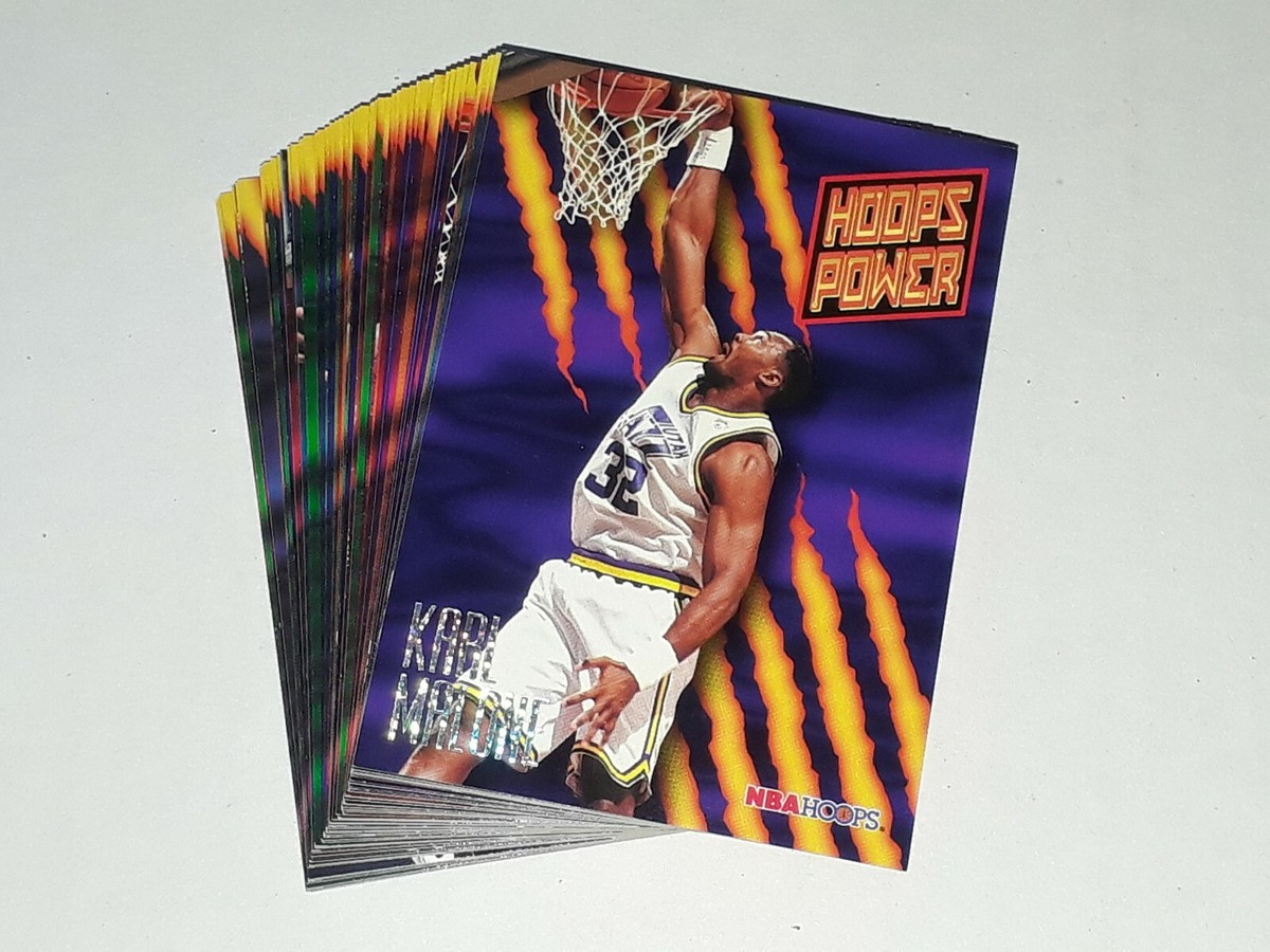 1995 NBA HOOPS HOOPS POWER INSERT SET - 54 CARDS - #PR-1 to #PR-54