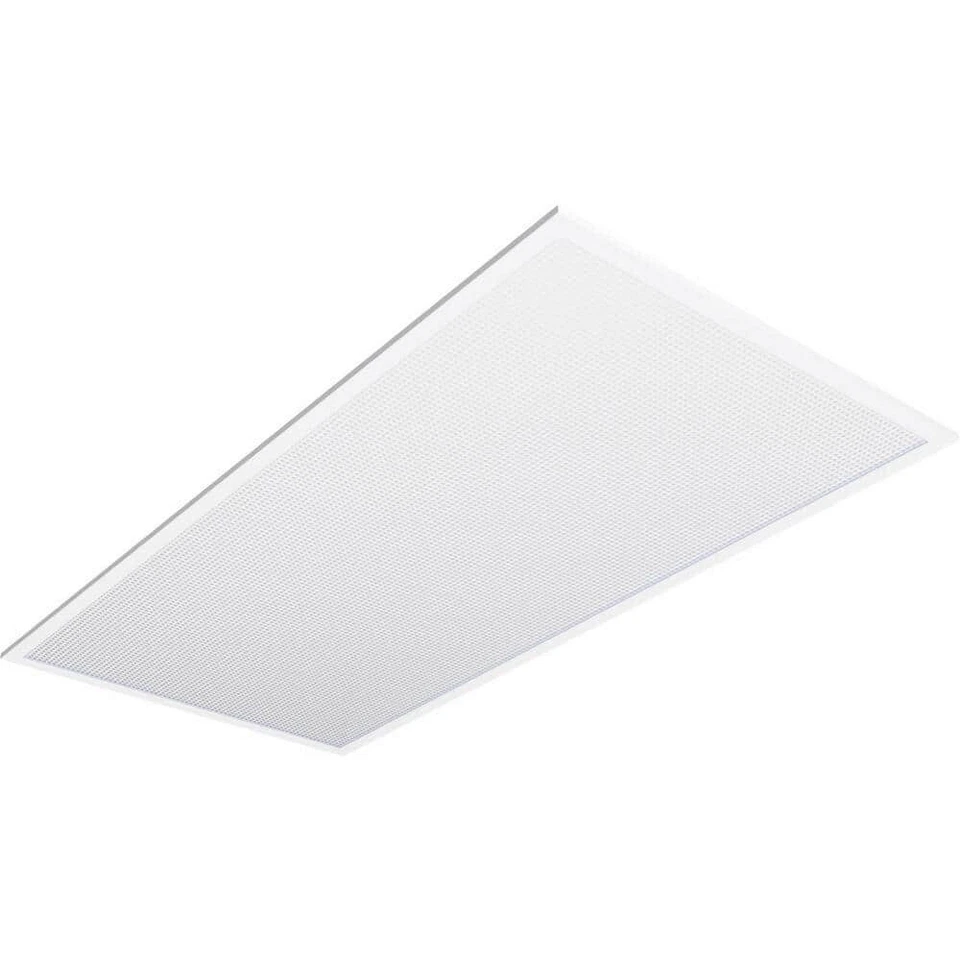 Lithonia 2'x4' LED Drop Ceiling Light Panel  Fixture White Garage Shop Office - Image 2 of 4
