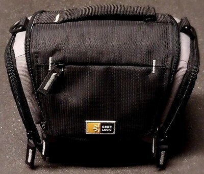 Case Logic Camera Case Carrying Pouch Photography Vintage Black Good Shape! 