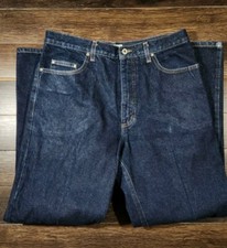 Guess Mens Sz 34X30 Vintage 90's Blue Denim Straight Leg Jeans