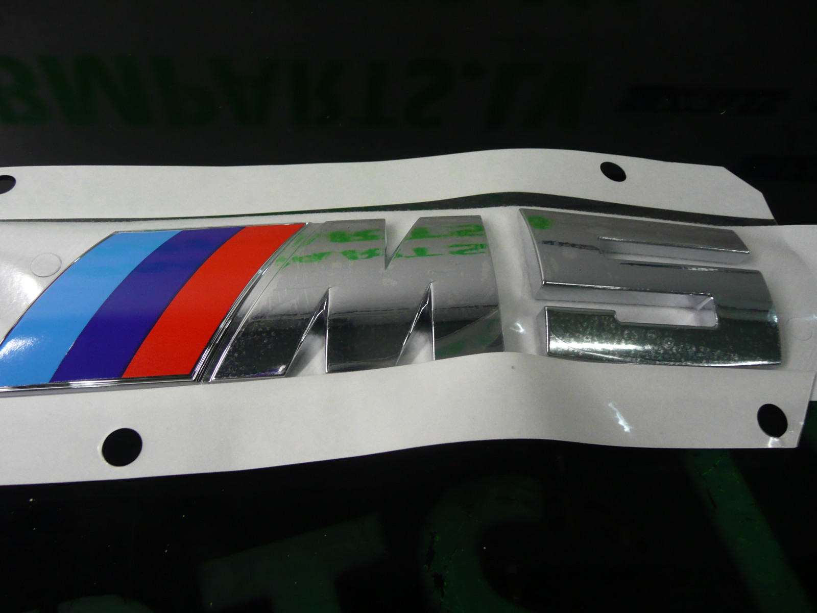 NEW GENUINE BMW 5 SER E60 E61 LCI M5 TRUNK LID EMBLEM LABEL 