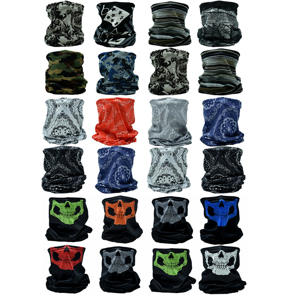 5821 -Tête de Camouflage pour randonnée, bandana, masque facial, Tube de Camouflage de Camping