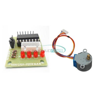 12V Stepper Motor 28BYJ-48 With Drive Test Module Board ULN2003 5 Line 4 Phase M