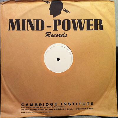 MIND POWER RECORDS sales & test tones LP VG KB 2602 Spoken Word Samples MP3