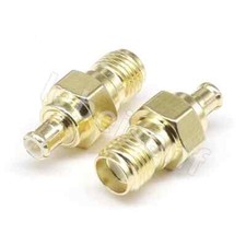 RF MCX-J/SMA-K Coaxial 50 Ohm Connector, MCX Male To SMA Female Adapter