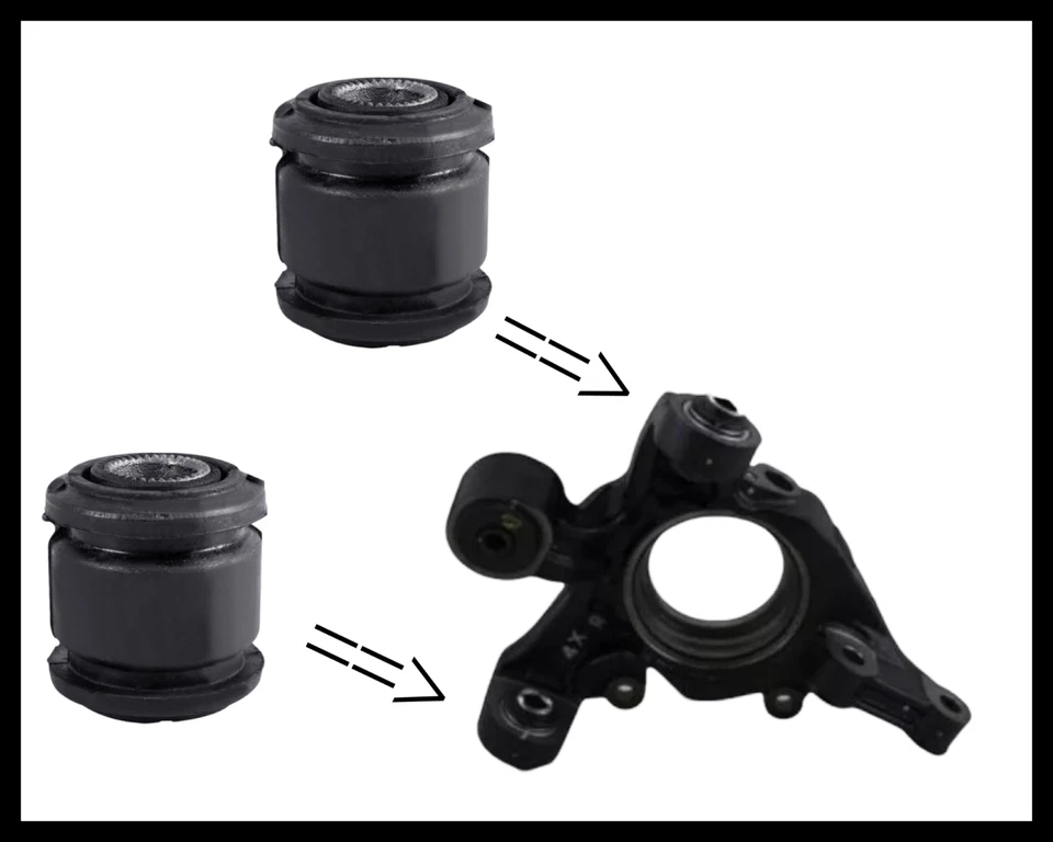 4 BUJES DE BRAZO DE NUDILLO TRASERO PARA TOYOTA CAMRY 2002-2006 2001-2003 TOYOTA SOLARA Foto 2 de 2