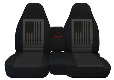 Show Your Patriotism: American Flag Seat Covers For 2010-2015 Toyota Tacoma – Front & Rear Bucket Seats