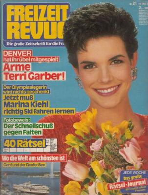 Freizeit Revue Paulina Porizkova,Iman,Teri Garber,Guesch Patti,Silvia Seidel