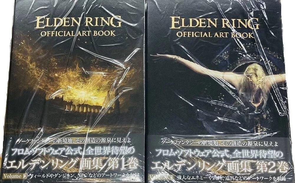 ELDEN RING OFFICIAL ART BOOK Volume I & Volume II set KADOKAWA from Japan