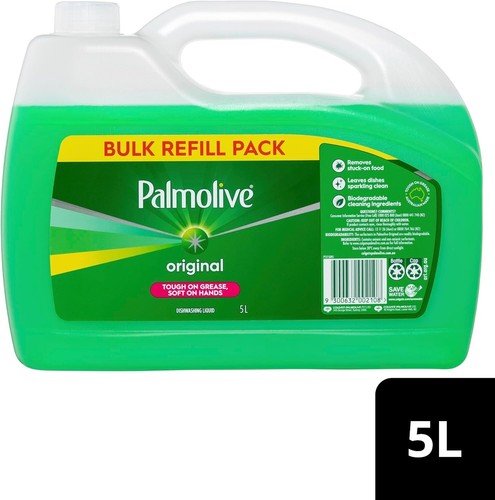 Palmolive Regular Dishwashing Liquid, 5L Value Refill Pack, Original, Biodegrada - Picture 12 of 12