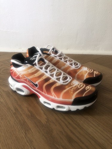 Nike Air Max Plus Tuned 1 TN Black Orange Red Size 9.5US