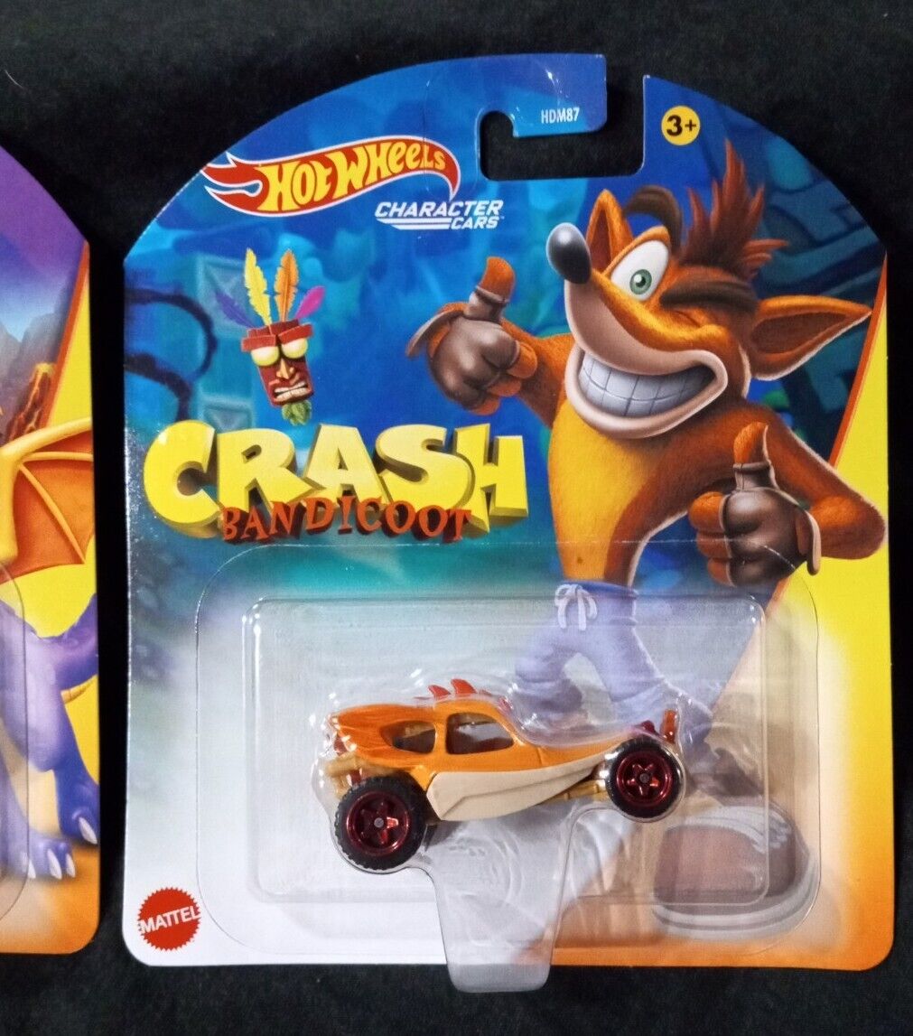 Crash Bandicoot * 2022 Hot Wheels Character Cars Case D Release –  Wheelcollectors