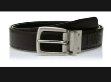 Dockers Boys Black/Navy Reversible Belt Size XL 34-36 Style 12DO010  