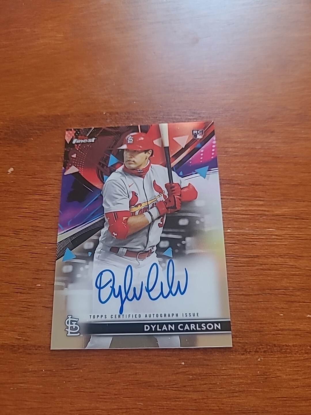 2021 Topps Finest Dylan Carlson Rookie Auto #FA-DC C0002646