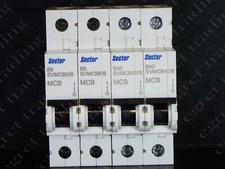 Sector Steeple SVMCB 6kA MCB Minature Circuit Breaker  NEW Style UNUSED