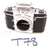 VINTAGE EXA JHAGEE DRESDEN CAMERA ribbed cover not working