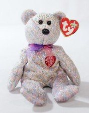 Ty Beanies Unisex 2001 Signature Beanie Baby Bear CL8 Multicolored One Size NWT
