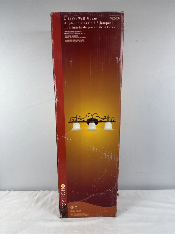 Portfolio Lola Collection 3 灯壁挂式 82404 全新 — 第 2/4 张图片