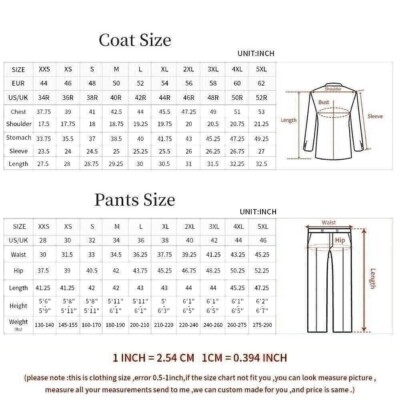 Chart Gallery Standard 5　for windows Men White Black Suit Notch Lapel Tuxedo Single Breasted Custom
