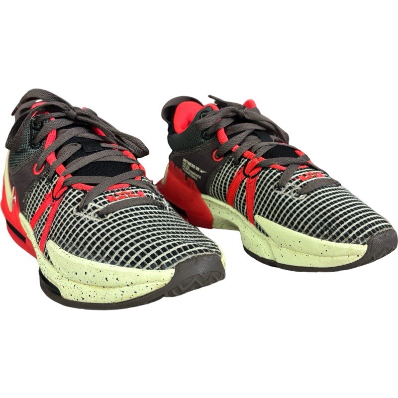 Nike LeBron Witness 7 Basketball Men\'s Shoes Volt Crimson Size 9.5 Nike LeBron Witness 7 Basketball Men main image 3