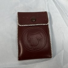 Vintage Genuine Cowhide Leather Western Wallet - Coin Purse - Horse - Saddle