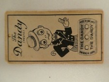 THE DANDY SLOTTED RAZOR BLADE PRINTED ADVERTISING PACKET MADE ENGLAND