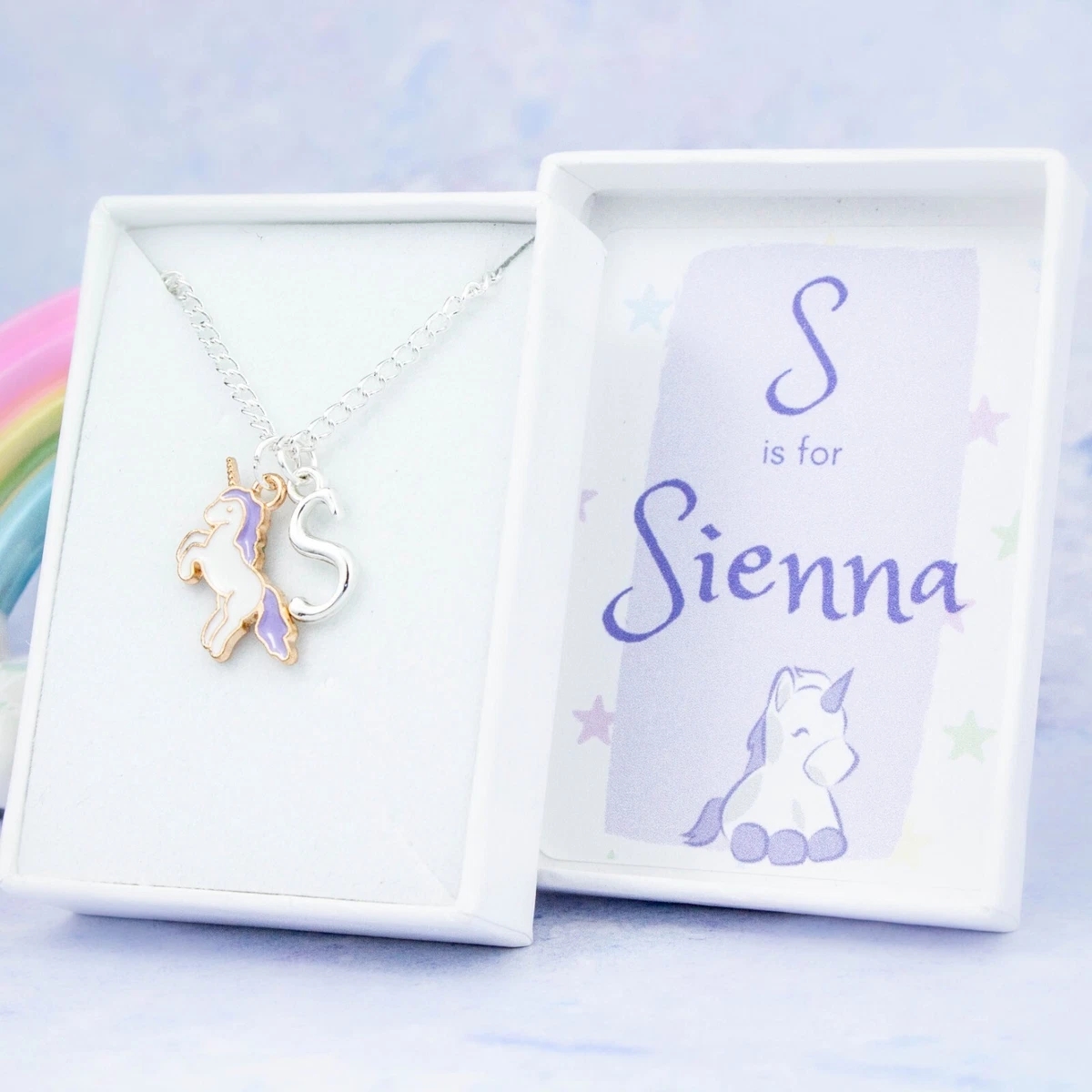 Childrens store unicorn necklace
