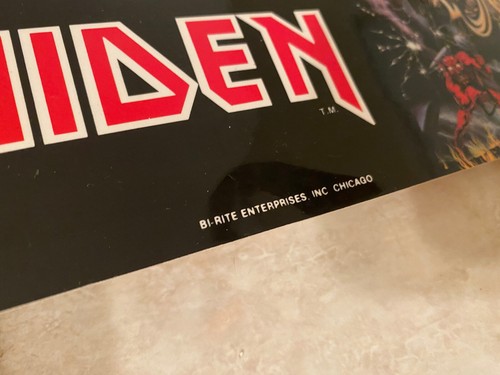 Vtg 1982 Iron Maiden The Number of The Beast Bumper Sticker Bi Rite Enterprises - Picture 5 of 8