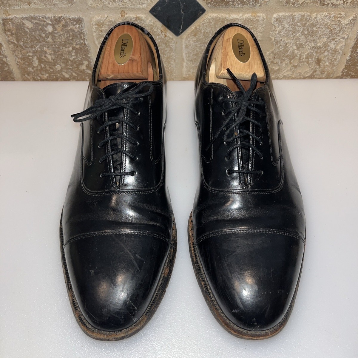 JOHNSTON & MURPHY OPTIMA 米国製 Johnston & Murphy Optima Men 10.5 D / B US Cap Toe Oxfords