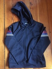 Boys Sports Illustrated Black Hooded Zip Sweatshirt, Size L 14/16 